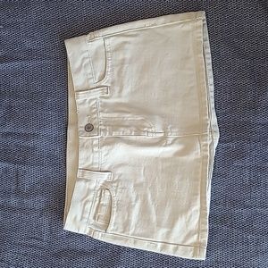 Brandy Melville John Galt Tan Denim Mini Skirt